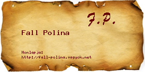 Fall Polina névjegykártya